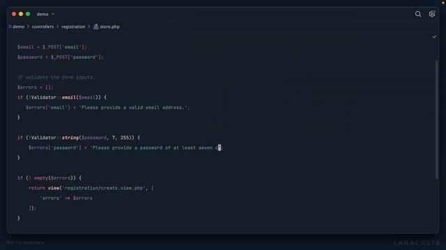 PHP For Beginners, Ep 38 - Register a New User смотреть онлайн