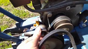 Замена ремня на культиваторе "КРОТ".