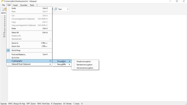 Encrypt/Decrypt a text file content through Editor - Hekapad смотреть онлайн