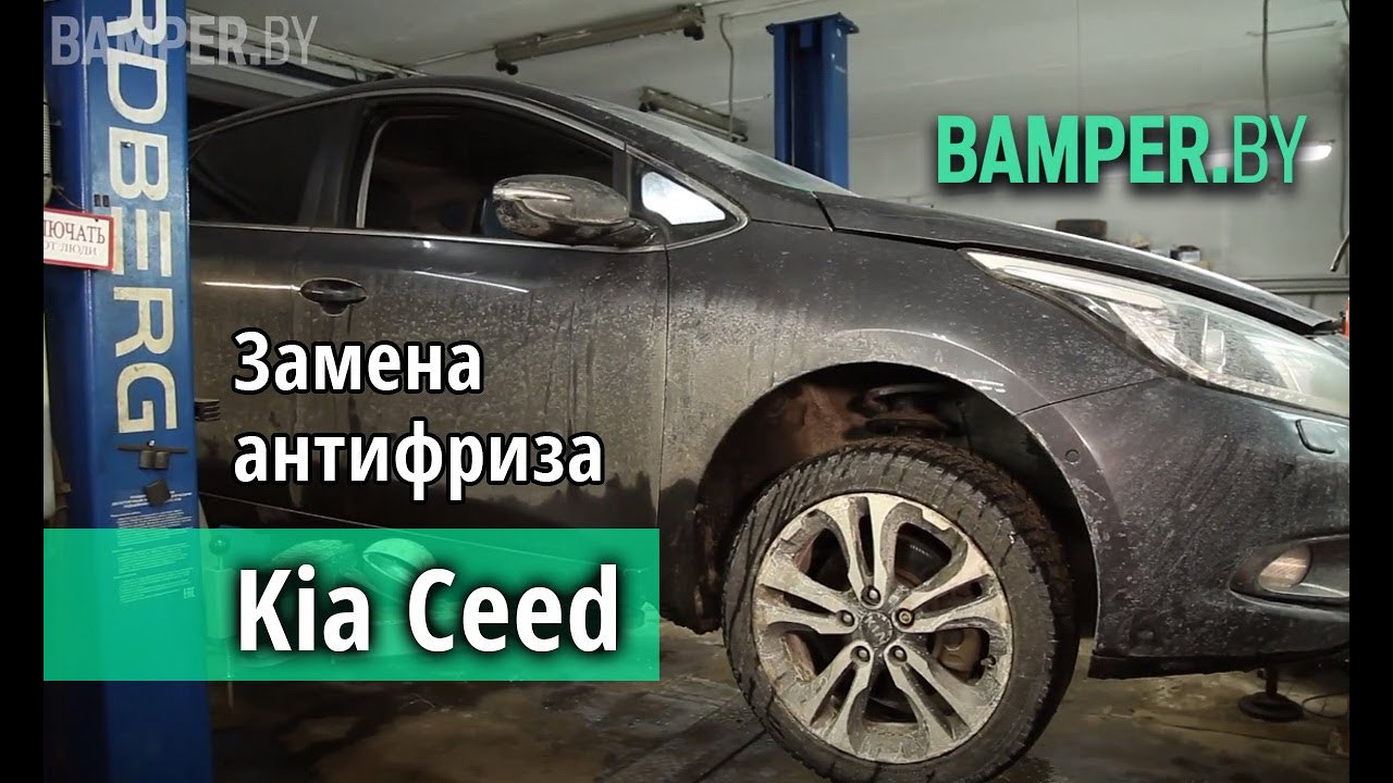 Как самостоятельно заменить антифриз Kia Ceed смотреть онлайн