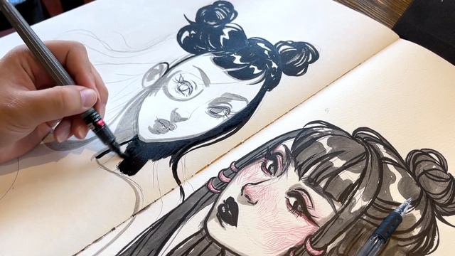 Sketchbook Session// Real Time Cafe Drawing // Jacquelindeleon смотреть онлайн