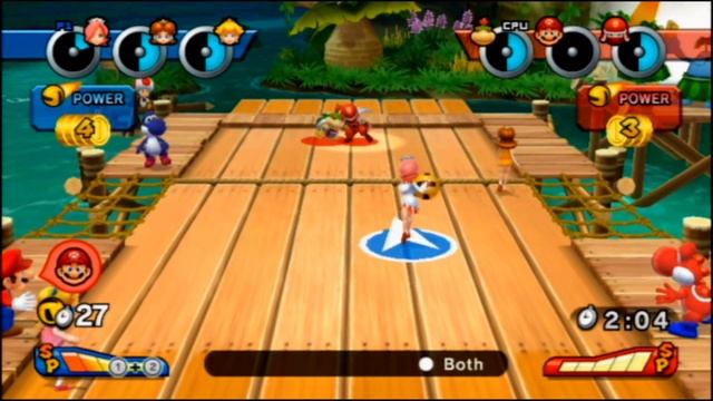 Mario Sports Mix - Dodgeball Tournament #202: Star Cup (3 players, Hard) смотреть онлайн
