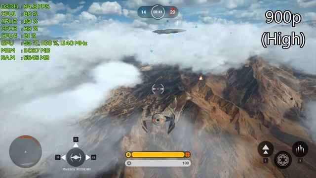 RX 460 4GB + i5-3470 - Star Wars: Battlefront смотреть онлайн