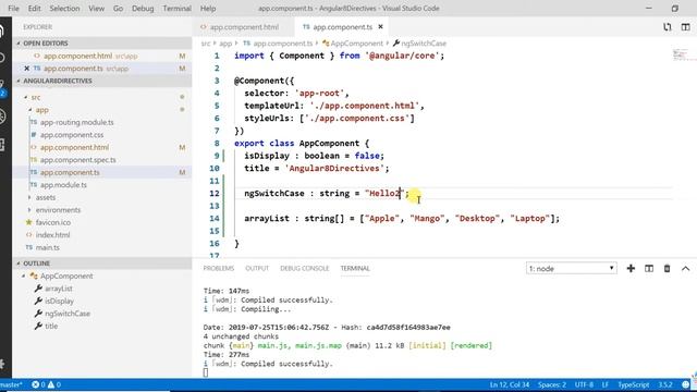 Structural Directives (*ngSwitchCase) Angular 8 смотреть онлайн