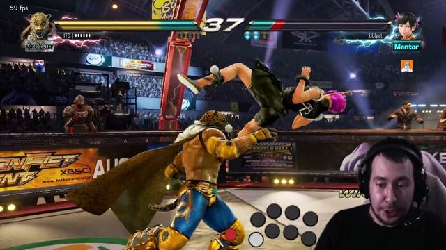 Легендарный захват Кинга в Tekken 7 смотреть онлайн