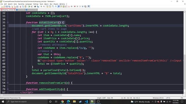 HTML/JavaScript/JQuery - How to Create an Interactive Shopping Cart смотреть онлайн