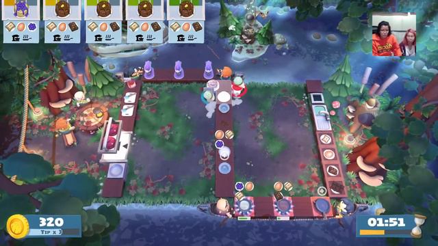 Overcooked 2 | Campfire Cook Off World 1-4 смотреть онлайн