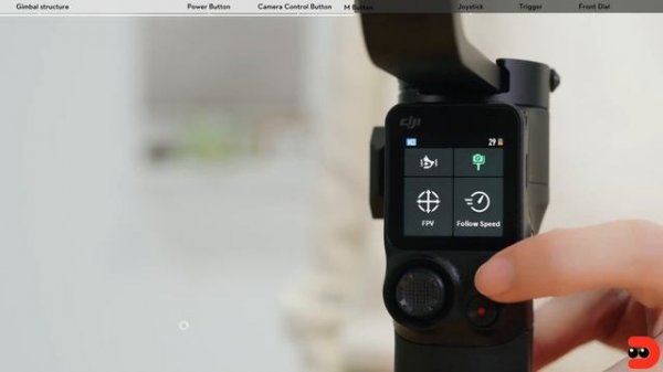 DJI RS 3 Mini｜Конструкция и Кнопки