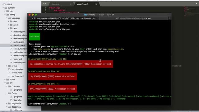 Symfony 4 - make:user & make:auth - Système d'authentification automatique смотреть онлайн