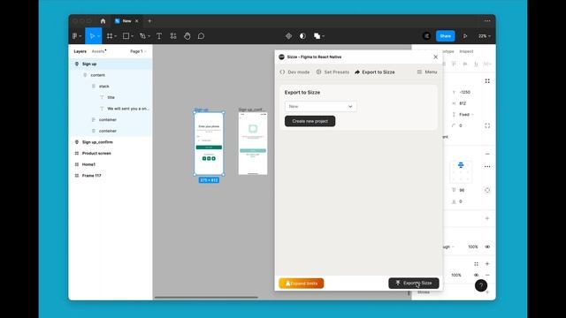 Sizze Plugin 2.0 - Figma to React Native code смотреть онлайн