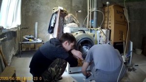 Сборка стиральной машины  SAMSUNG WF-F862 после ремонта