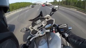 BMW K1600GTL Exclusive. Cockpit view.