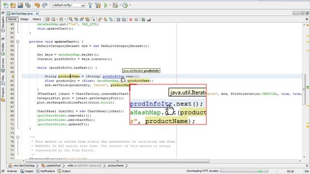 How to make dynamic bar chart in java using JFreeChart смотреть онлайн