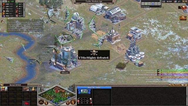 Rise Of Nations: BKM vs 3 Tougher AI смотреть онлайн