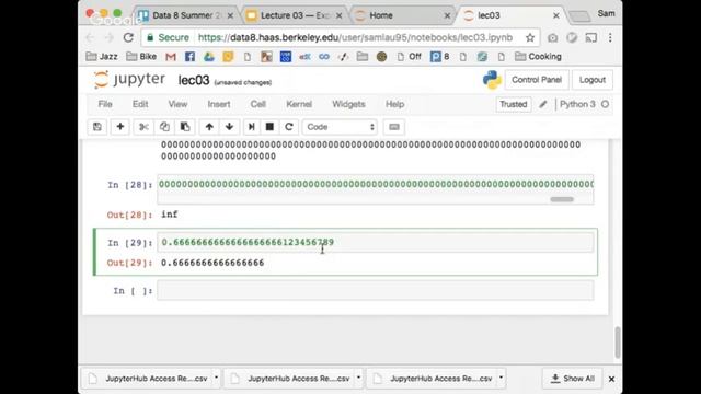 Lecture 03 - Data 8 Su17 смотреть онлайн