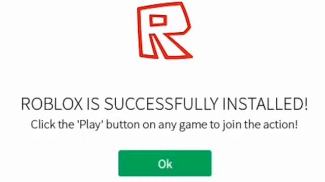 ROBLOX IS SUCCESSFULLY INSTALLED смотреть онлайн
