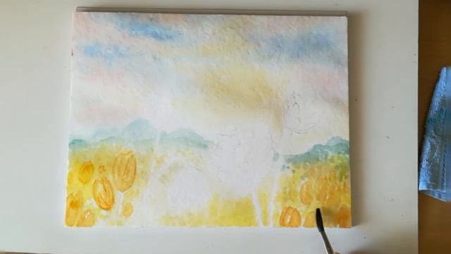 Tulpen malen. Teil 1. Aguarell. Рисовать тюльпаны акварелью. Часть 1. смотреть онлайн