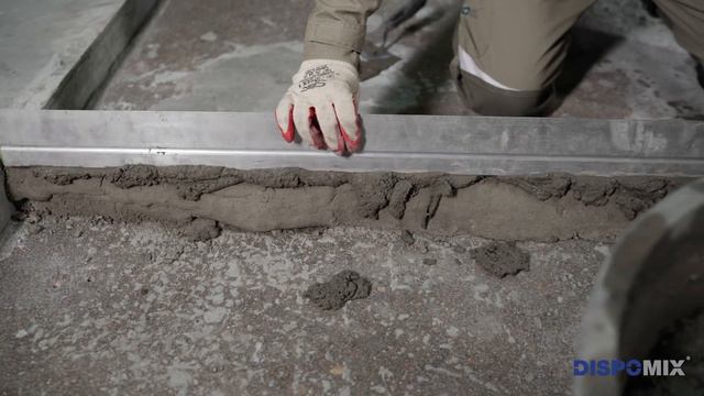 Устройство пандуса в производственном помещении с применением стяжки Dispomix Hardtop GT400