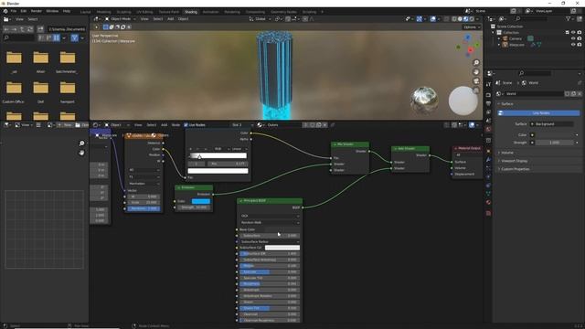 Easy Animated Sci Fi Environment with Geometry Nodes | Blender Tutorial смотреть онлайн