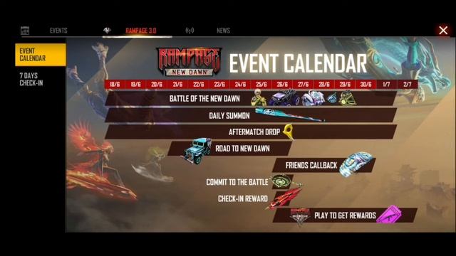 next events by free fire смотреть онлайн