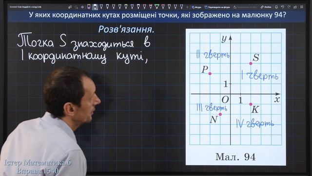 Істер Вправа 1540. Математика 6 клас смотреть онлайн