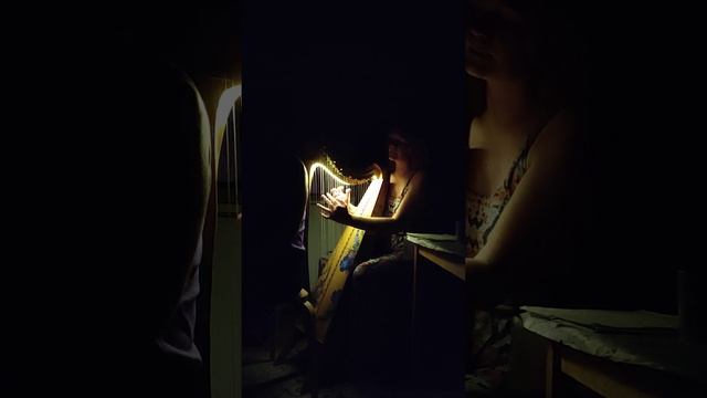 Слушаем арфу, наслаждаемся прекрасной игрой#музыка #арфа