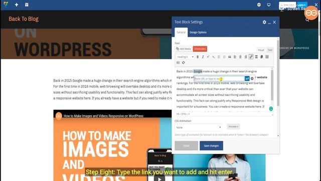 How to Add a Link to A WordPress Blog Post. смотреть онлайн