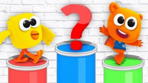 РАСКРАСКА. Раскрашиваем Ми-ми-мишки и Учим цвета - Обучающее видео