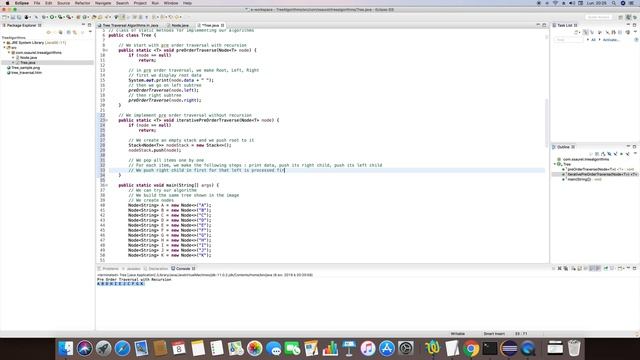 [Java] Implementing Tree Pre Order Traversal Algorithm with Iterative solution смотреть онлайн