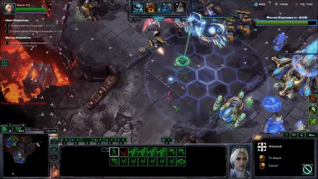 Starcraft 2 Co-Op Mutation #41: Wheel of Misfortune [Nova and Guardian Shell Guy] смотреть онлайн