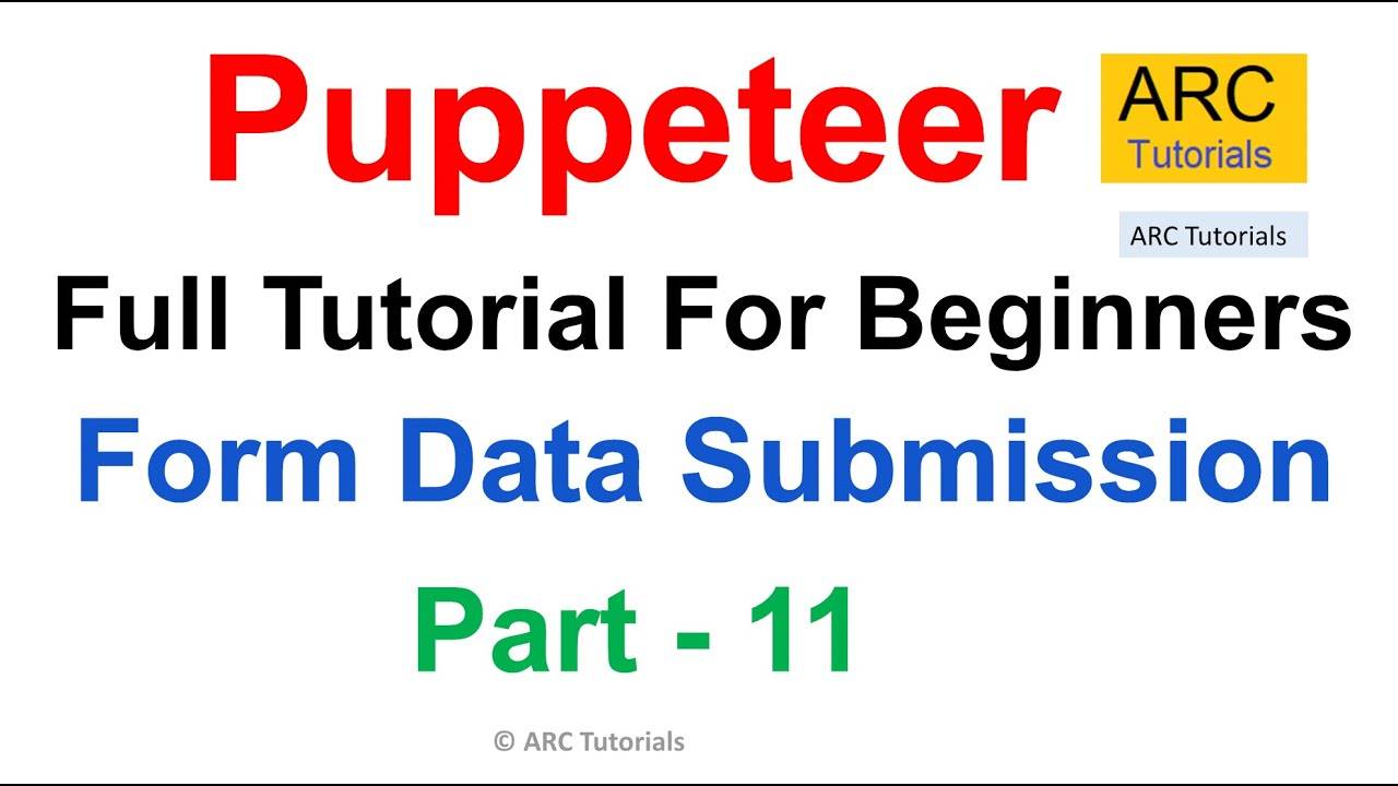 Урок №11 Puppeteer|Отправка форм | Отправка данных в форме смотреть онлайн