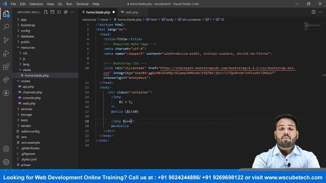 What is Blade Template in Laravel and How to Create Layouts in Blade Template? | Laravel Tutorial # смотреть онлайн