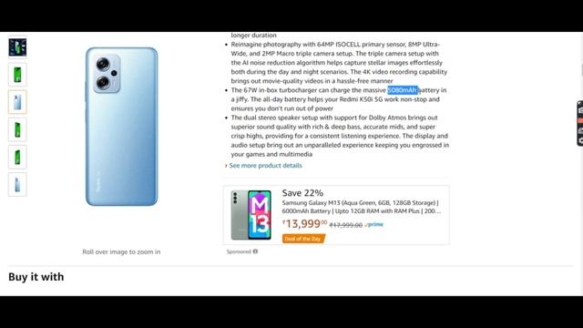 Redmi K50i 5G | Flagship Mediatek Dimensity 8100 Processor | Alexa Built-in смотреть онлайн