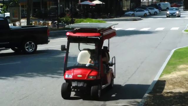 Solar Powered Golf Cart 400 Watt Monocrystalline 48 Volt смотреть онлайн