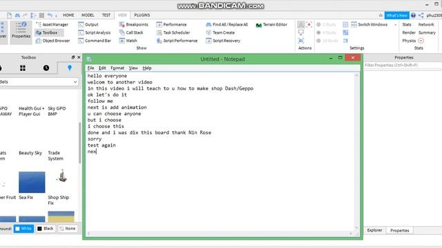 (ROBLOX STUDIO) How To Make Shop Dash/Geppo смотреть онлайн