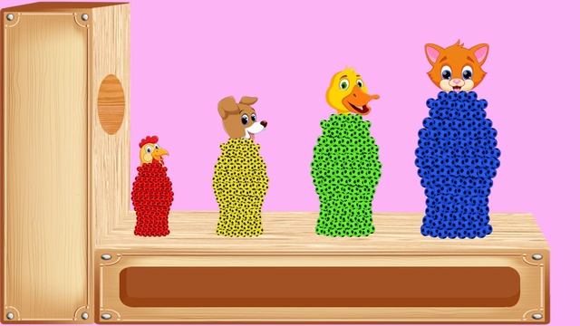 Названия животных для детей - домашние животные для детей 4 5 лет | BonBi TV смотреть онлайн