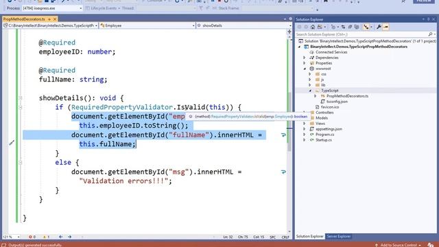 Create property and method decorators in TypeScript смотреть онлайн