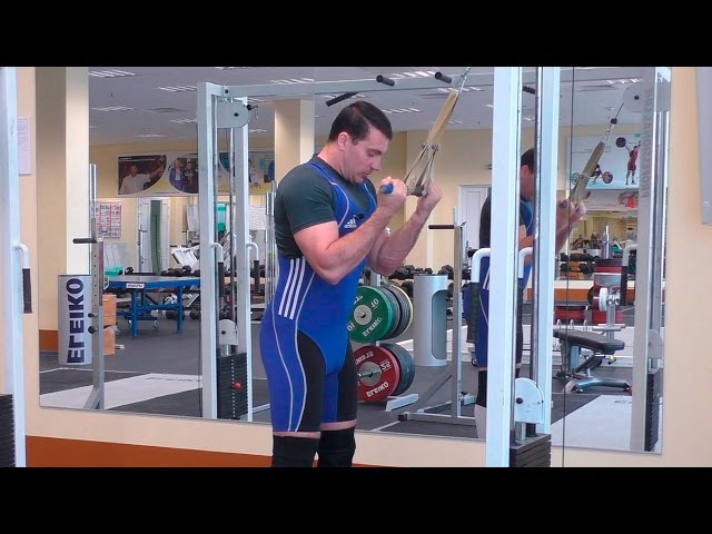 Разгибание рук с верхнего блока хватом снизу: техника выполнения смотреть онлайн