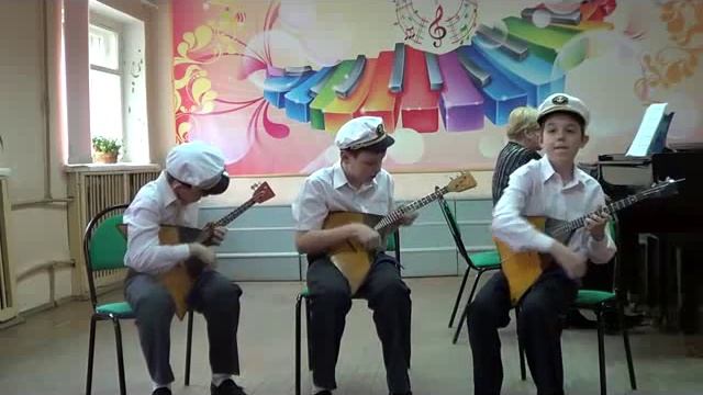 599. трио Балалаечка, г. Саратов-Песенка о капитане смотреть онлайн