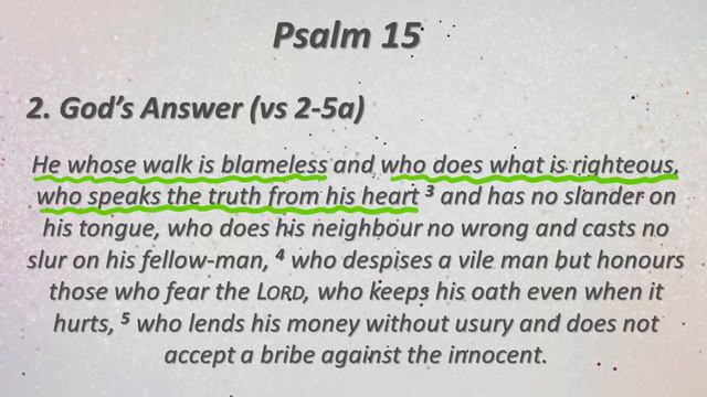 #8 - Psalm 15 смотреть онлайн