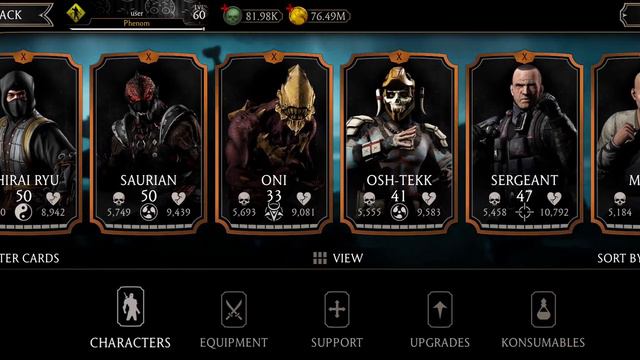 Mortal Kombat Mobile Account For Sale/read Description