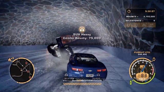 Need For Speed Most Wanted Pursuit | Chevrolet Camaro Concept смотреть онлайн