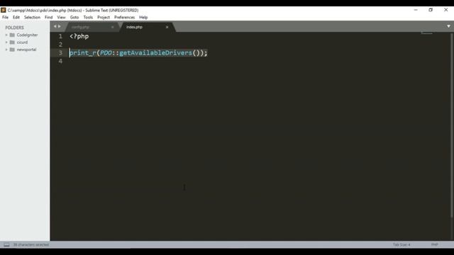 Basics of PDO (PHP DATA OBJECT) смотреть онлайн