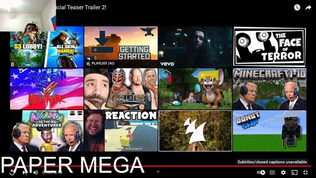 paper mega 5000 react to fortnite wild trailer смотреть онлайн
