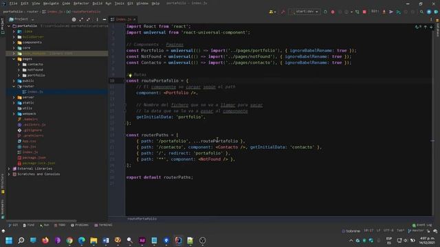 Server Side Rendering a tope 2021 con React y express, Mi Portafolio V1, código fuente liberado ?? смотреть онлайн