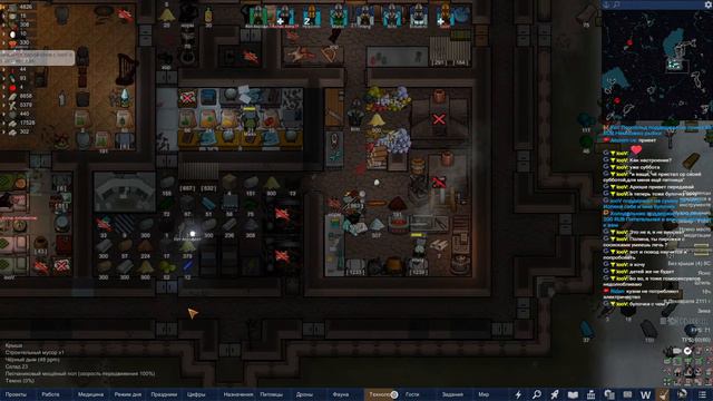 Rimworld Hardcore-SK 1.4. Тайга. Рэй мучительница Пекло. 10