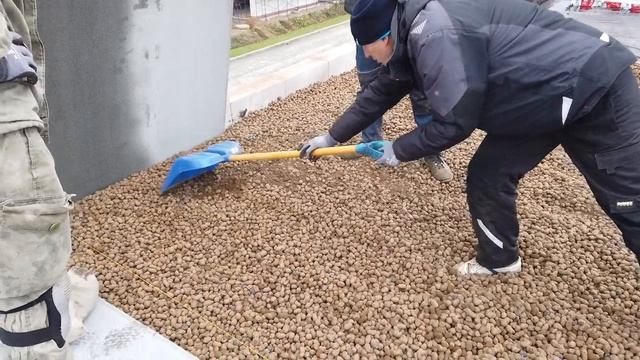 Плоская кровля для дома с разуклонкой из керамзита