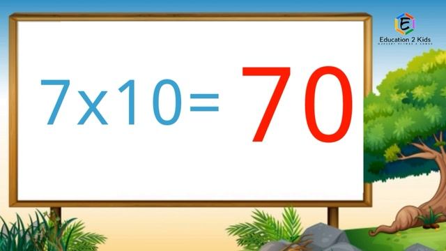 Table of 7, Learn Multiplication Table of seven 7 x 1 = 7, 7 Times Tables, 7 ka Table, Maths table смотреть онлайн