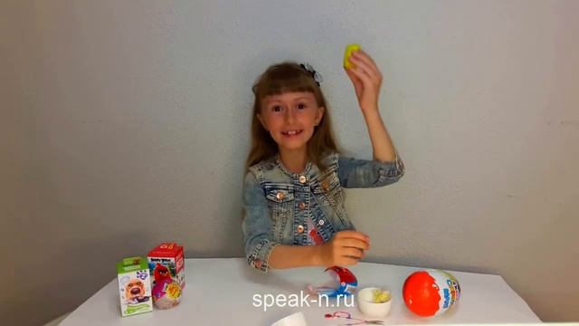 Пластиковое яйцо Angry Birds  Английский с Николеттой  Видео для детей  Nicoletta  Plastic Egg