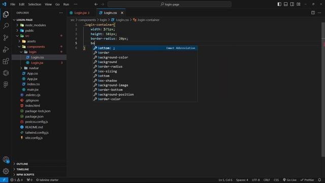 Creating a Stunning Natural Login Page in ReactJS: Speed Coding смотреть онлайн